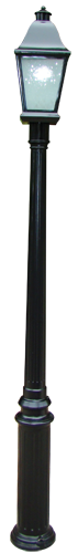 T-5040 Post Mount Lantern with T-5240 Post Only