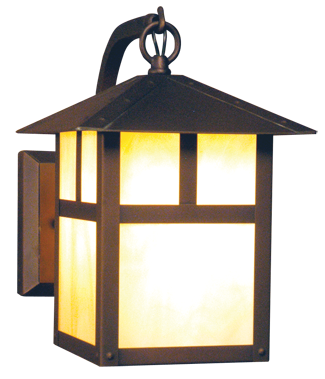T-6090 Curved Arm Wall Mount Lantern